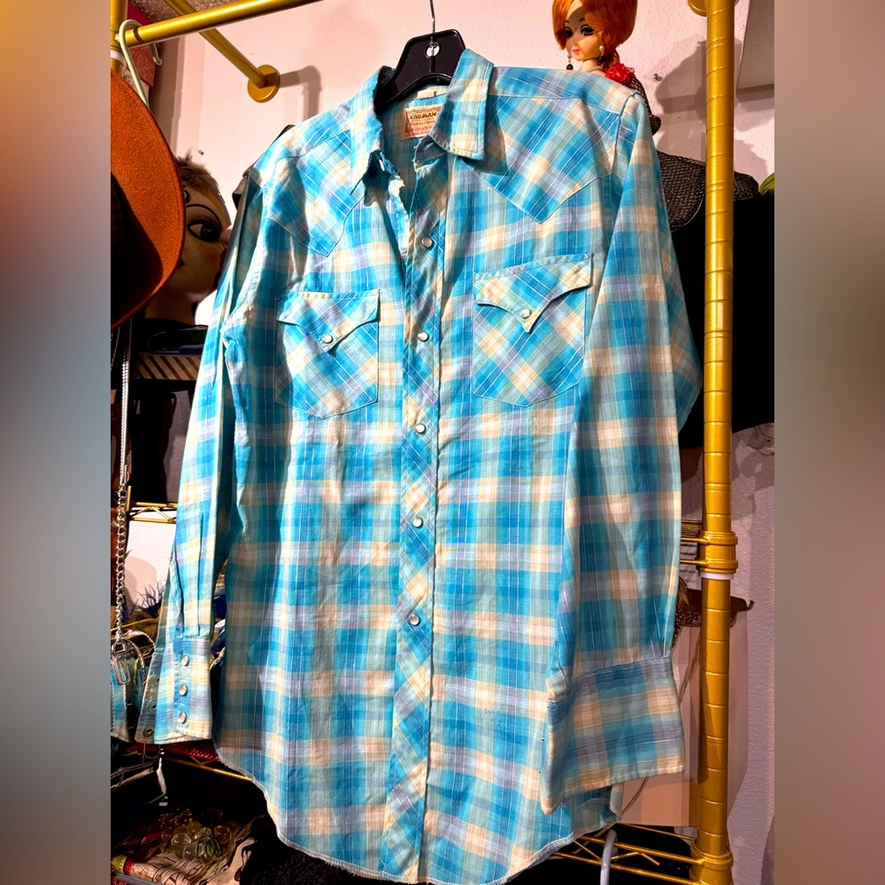 294 // KARMAN Western Shirts // 19.5" ptp